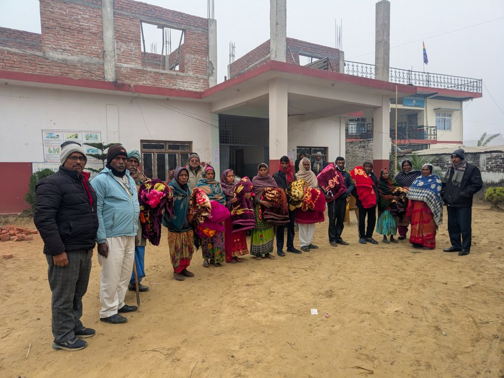 हरपुरमा कम्बल वितरण कार्यक्रम सम्पन्न